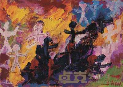 赵兽 远古 27×39cm